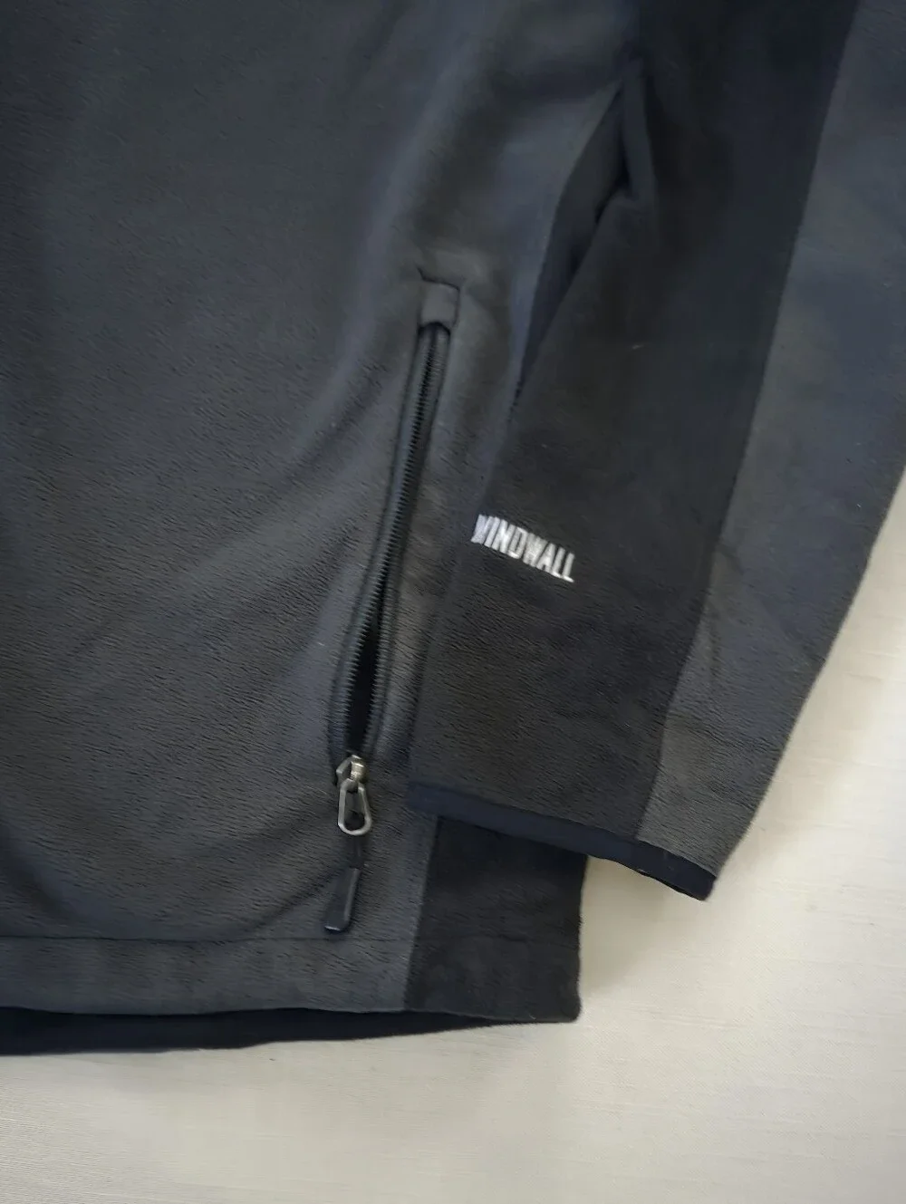 The North Face Men's WindWall Full-Zip Jacket - Charcoal/Black XL